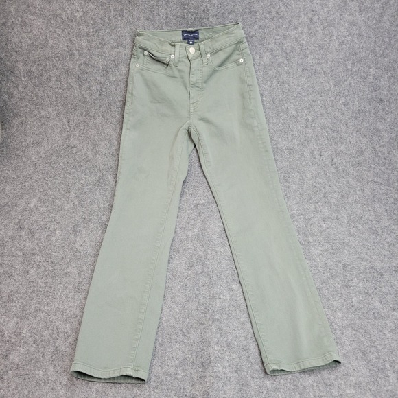 Lucky Brand Jeans Womens 2/26R Green Stretch  Y2K Western Heritage City Slim - Picture 2 of 13